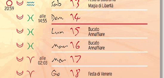 calendario lunare agosto 2011