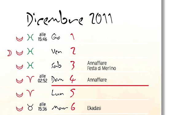 calendario lunare dicembre 2011