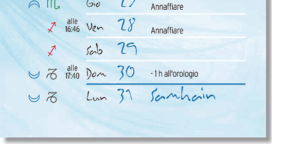 calendario lunare ottobre 2011