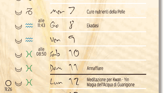 calendario lunare settembre 2011