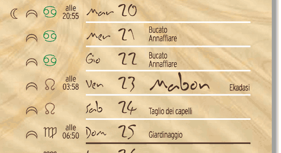calendario lunare settembre 2011